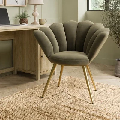 Dunelm Vivian Velvet Cocktail Chair