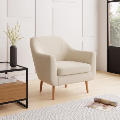 Dunelm Eddie Fabric Tub Chair Natural