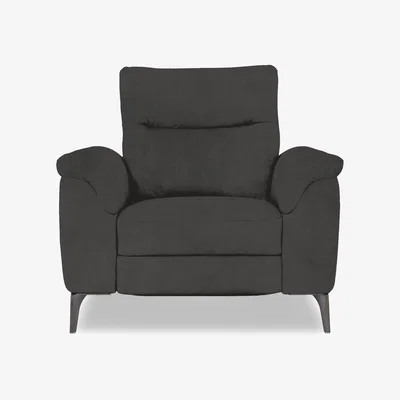 Furniture Village Morgan Fabric Chair with Power Recliner - Opulence Granite