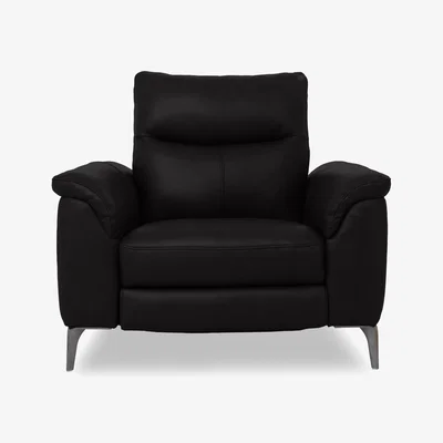 Furniture Village Morgan Leather Chair with Power Recliner