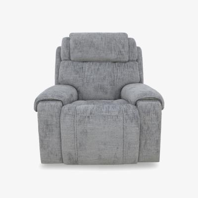 Furniture Village World of Leather - Hollywood Fabric Chair - Dove Grey