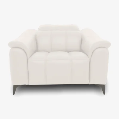 Furniture Village Angelo Leather Chair - White