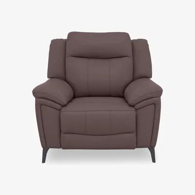 Furniture Village Panache Leather Chair with Power Recliner
