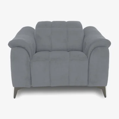 Furniture Village Angelo Fabric Chair - Velvet Grey