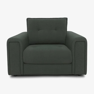 Furniture Village Boutique Goliath Fabric Chair - Moss Green