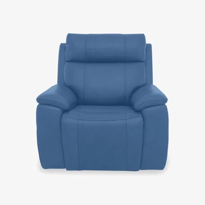 Furniture Village Aero Leather Power Recliner Chair with Power Headrest