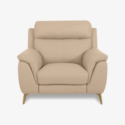 Furniture Village World of Leather - Eclipse Leather Chair - Nude