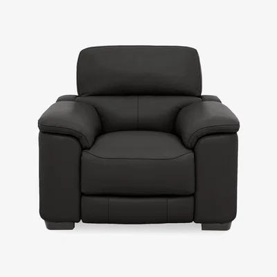 Furniture Village World of Leather - Nova HW Leather Chair - Black