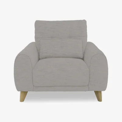 Furniture Village Malmo Fabric Chair - R452 Grey Mist