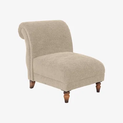 Furniture Village Boutique Chatterley Accent Chair - Bolero Eggshell Walnut