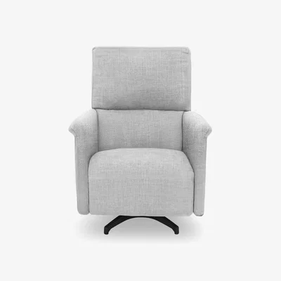 Furniture Village Viali Fabric Swivel Chair - Lead Grey