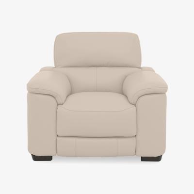 Furniture Village World of Leather - Nova BV Leather Chair - Dapple Grey