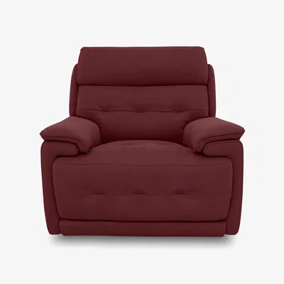 Furniture Village Brescia Fabric Chair - Burgundy