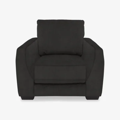 Furniture Village Dinky Fabric Power Recliner Chair - Manhattan Indigo
