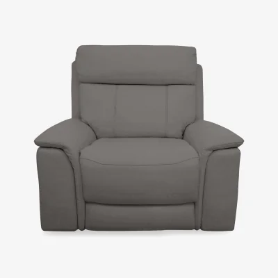 Furniture Village Comfort Story - Chill BV Leather Power recliner Chair - BV Elephant