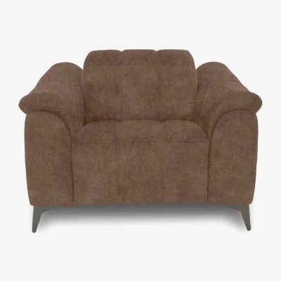Furniture Village Angelo Fabric Chair - Classic Brown