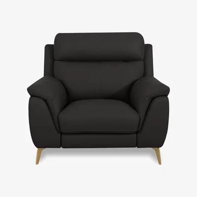 Furniture Village World of Leather - Eclipse Leather Chair - Black
