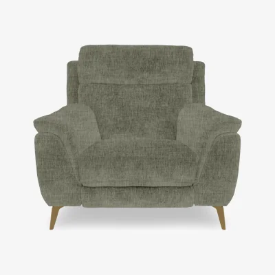 Furniture Village Eclipse Fabric Chair - Olive Green
