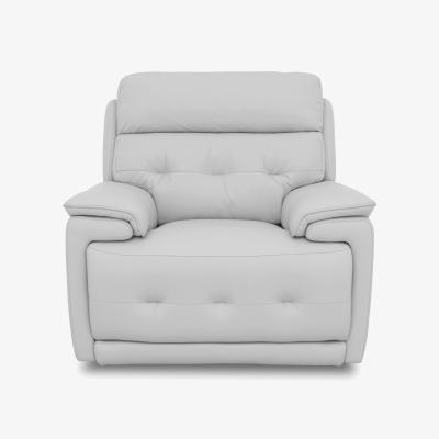 Furniture Village Brescia Leather Chair - Grey
