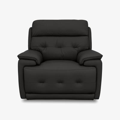 Furniture Village Brescia Leather Chair - Shale Grey