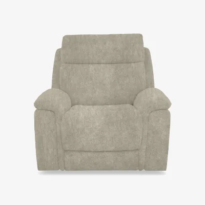 Furniture Village Comfort Story - Chill Fabric Power Recliner Chair - Cream