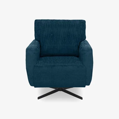Furniture Village Abberton Accent Swivel Chair in Plain Fabric