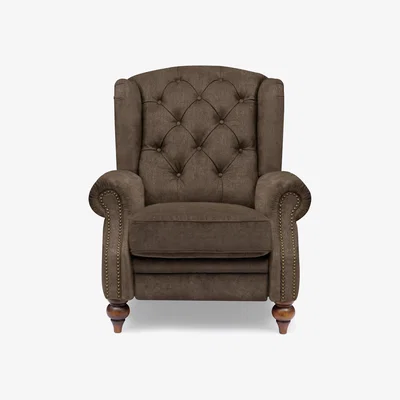 Furniture Village At The Helm - Shackleton Fabric Power Recliner Wing Chair