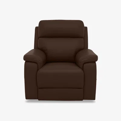 Furniture Village Raven Leather Chair - Montana Chocolate
