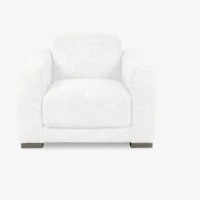 Furniture Village Edison Fabric Chair - Frost
