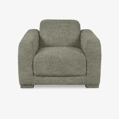 Furniture Village Edison Fabric Chair - Olive Green