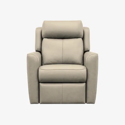 Furniture Village G Plan - Wren NC Leather Chair with Power Recliner - Oxford Mushroom