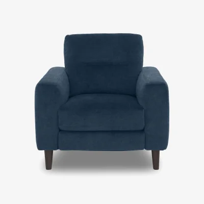 Furniture Village Jules Fabric Chair - Silverish Blue