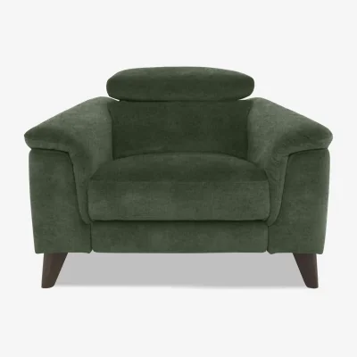 Furniture Village Wade Fabric Chair - Olive Green