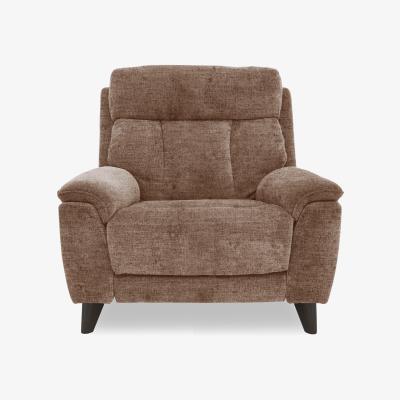 Furniture Village Dreamer Fabric Power Recliner Chair - Light Brown
