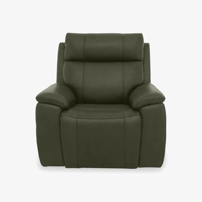 Furniture Village Aero Leather Chair - Oslo Pine