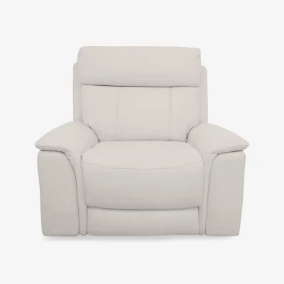 Furniture Village Comfort Story - Chill BV Leather Chair - Frost