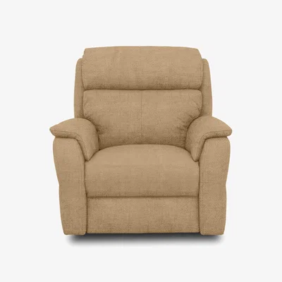 Furniture Village Nicoletti - Vito Fabric Chair with Power Recliner - Giallo