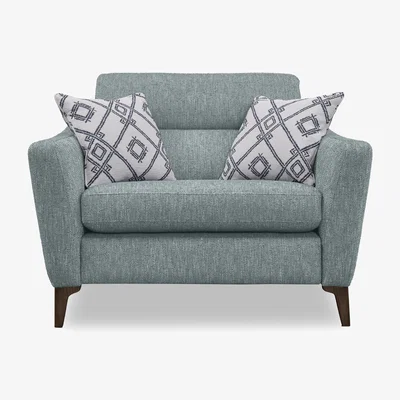 Furniture Village Moderna Snuggler Chair - Duck Egg