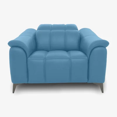 Furniture Village Angelo Leather Chair - Blu