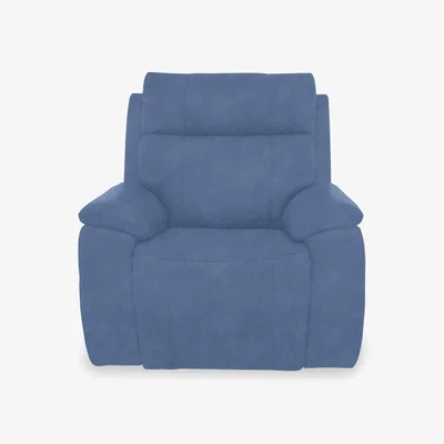 Furniture Village Aero Fabric Power Recliner Chair with Power Headrest and Heated Seat