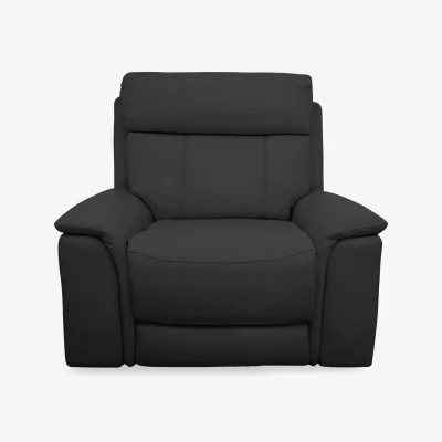 Furniture Village Comfort Story - Chill BV Leather Chair - Classic Black
