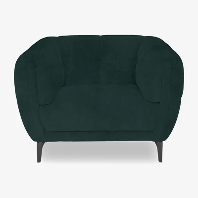 Furniture Village Sienna Fabric Chair - Bottle Green