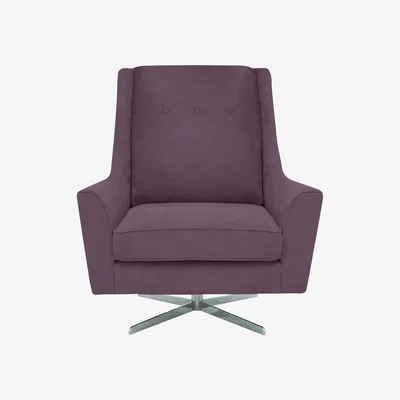 Furniture Village Legend Fabric Designer Swivel Chair