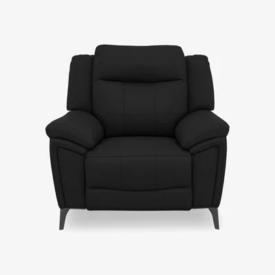 Furniture Village Panache Leather Power Recliner Chair with Power Headrest