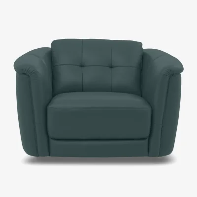 Furniture Village Monarch Leather Cuddler Chair