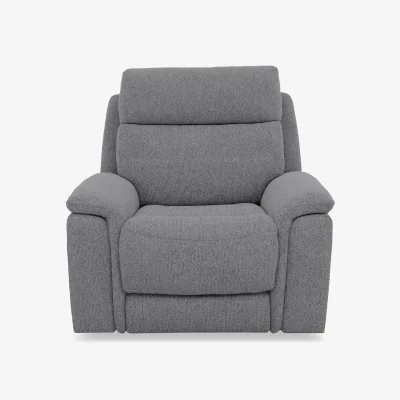 Furniture Village Comfort Story - Chill Fabric Power Recliner Chair - R451 Pewter
