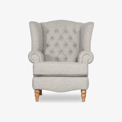 Furniture Village Poppy Winged Chair - Stone