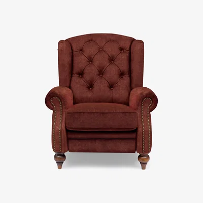 Furniture Village At The Helm - Shackleton Fabric Power Recliner Wing Chair