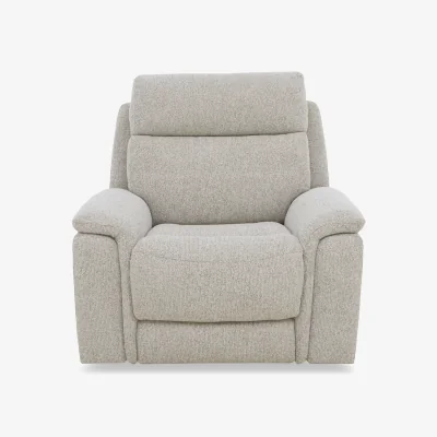Furniture Village Comfort Story - Chill Fabric Power Recliner Chair with Bluetooth - Mink