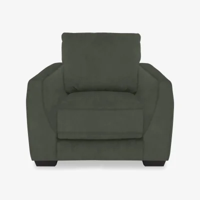 Furniture Village Dinky Fabric Power Recliner Chair - Manhattan Pine